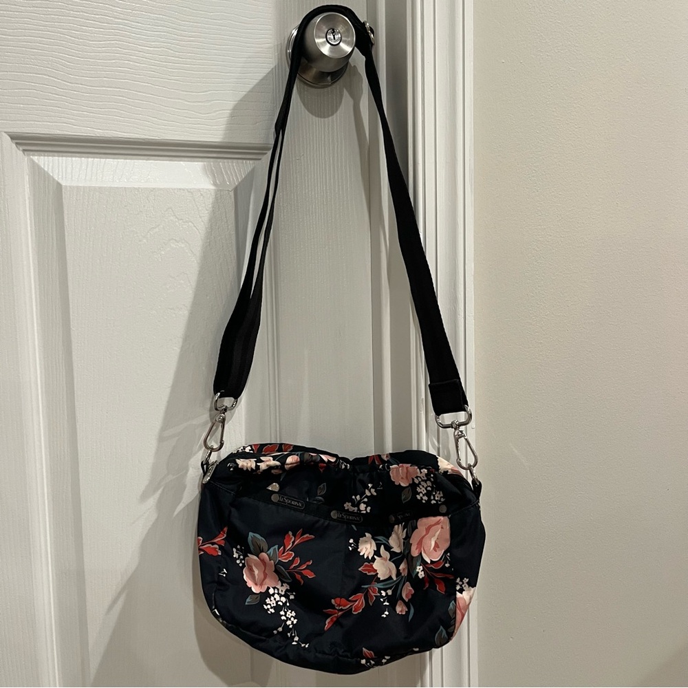 Lesportsac Navy Floral Shoulder Bag - Picture 3 of 7